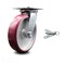 Service Caster 8 Inch Heavy Duty Poly on Aluminum Caster with Roller Bearing and Swivel Lock SCC-35S820-PAR-BSL - alternate 1